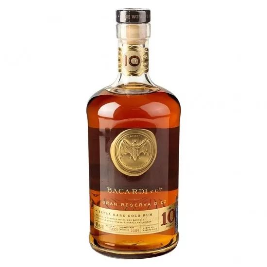 Rum Bacardi Gran Reserva Diez 10 Anos 750ml