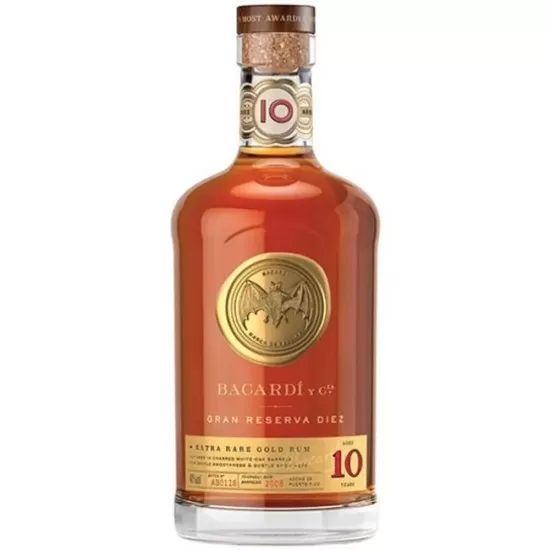 Rum Bacardi Gran Reserva Diez 10 Anos 750ml