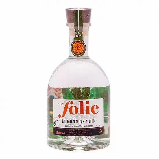 Gin Avec Folie London dry Gin 750ml