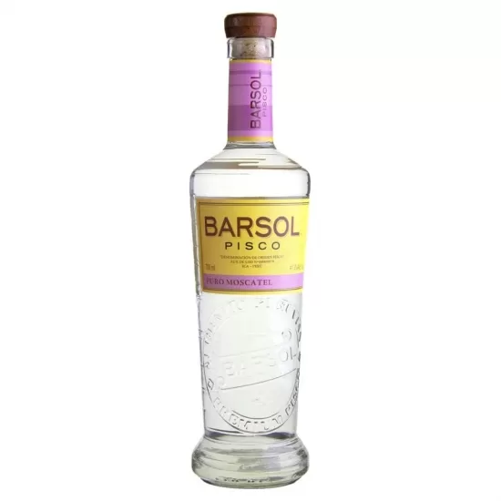 Pisco Barsol Puro Moscatel 750ml