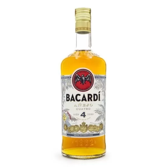 Rum Bacardi 4 Anos Anejo 750ML