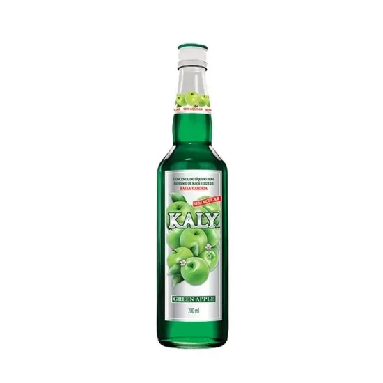 Xarope Kaly Maçã Verde Sem Açúcar 700ml